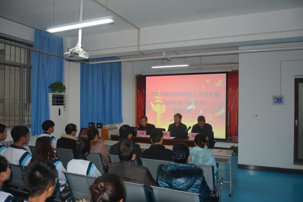 汽车与物流公司党总支书记王平讯作总结发言